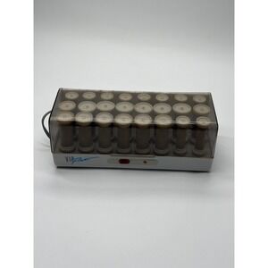 Windmere VIP Pro Electric Hair Setter 24 Flocked Rollers SS-242R Vintage Gray
